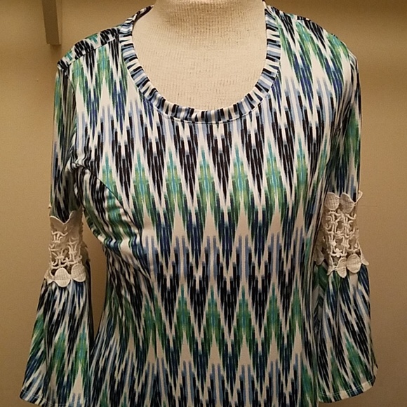 Special occasion shades of teal womens dress - Picture 2 of 4